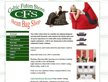 Tablet Screenshot of celticfutonstore.ie